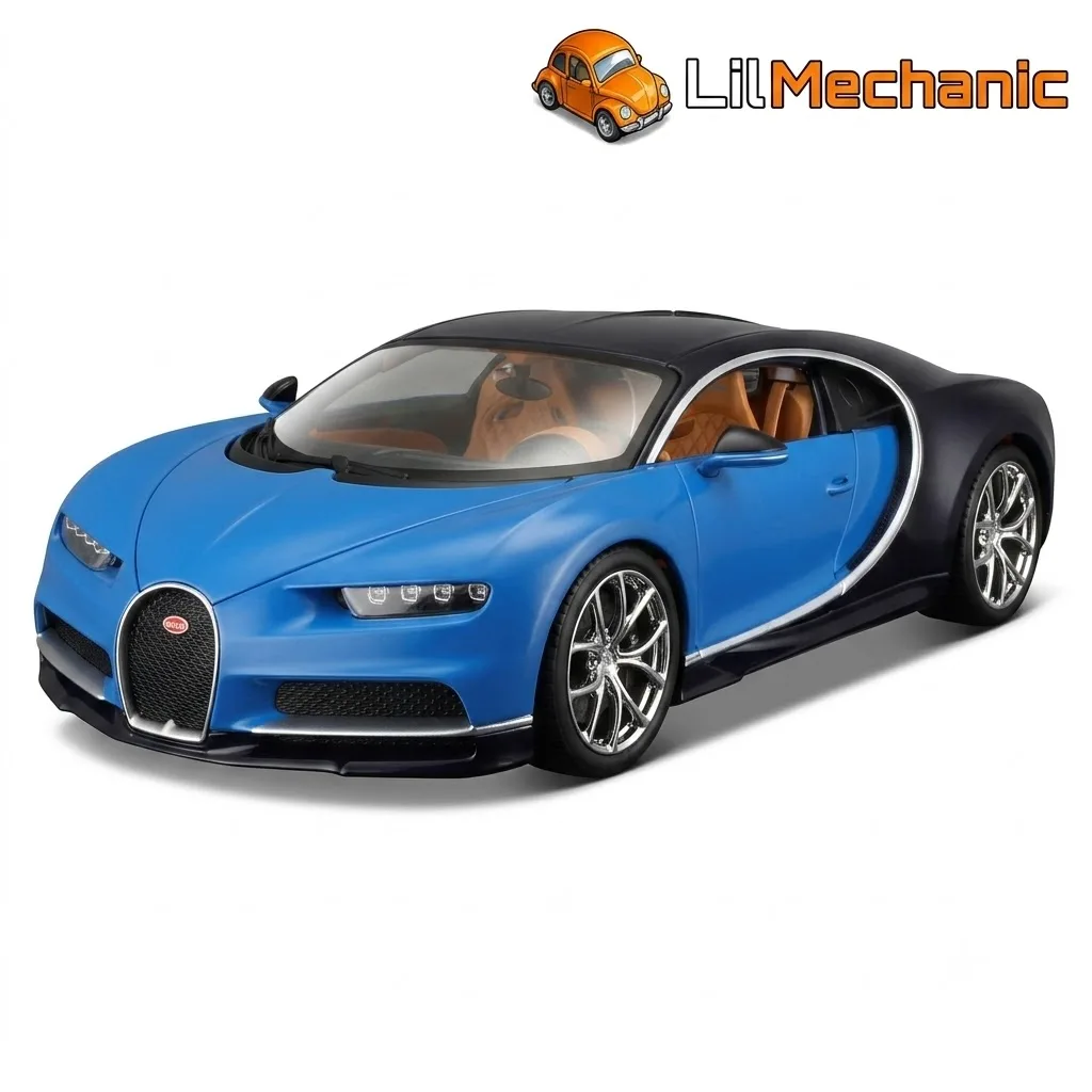 Bugatti Chiron Blue — view 2